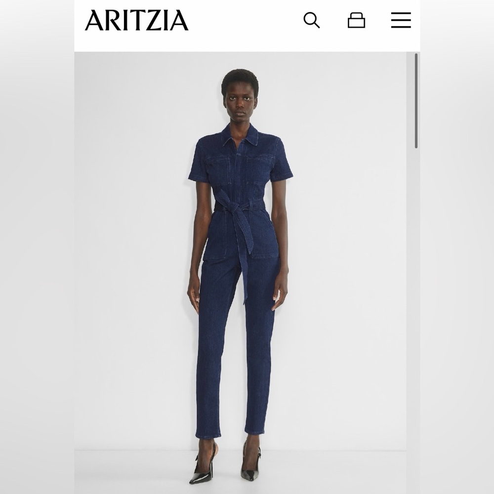 Aritzia Denim Jumpsuit